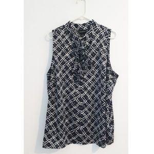 Lane Bryant Silky Sleeveless Blouse Sz 24-M20